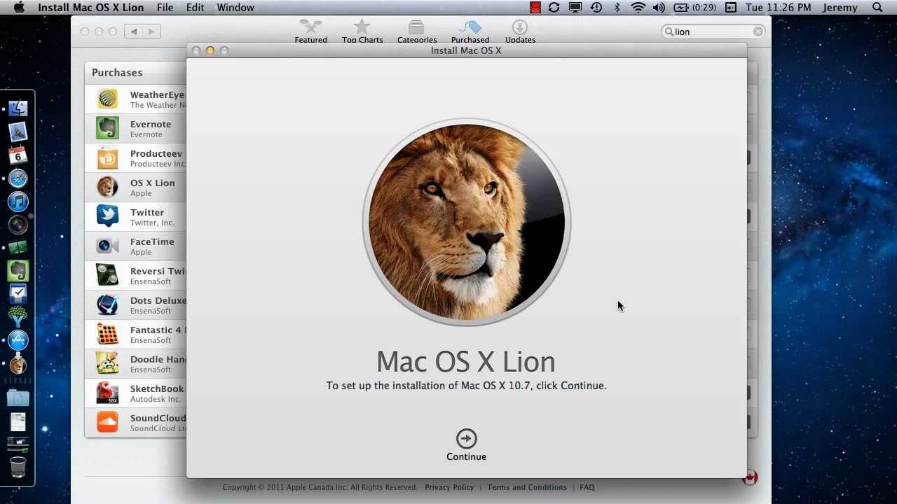 Apple Lion Software Download